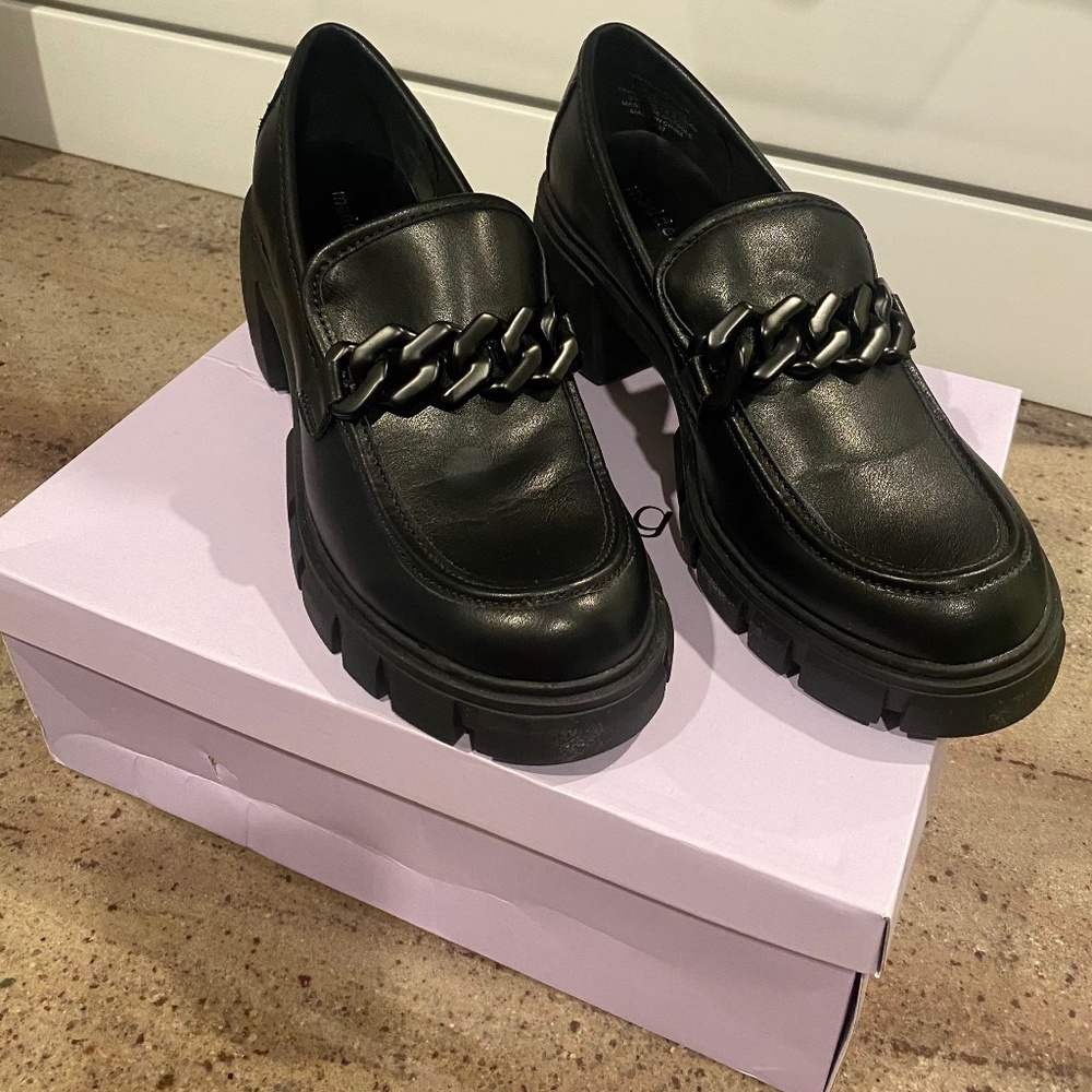 Madden Girl Hoxtonn Lug Sole Loafers Women's Sz 10